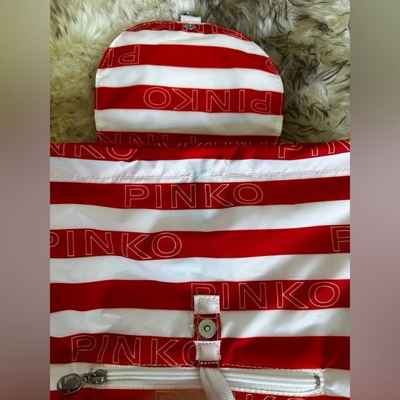 PINKO Printed Nylon Backpack Designer - Picture 5 of 16